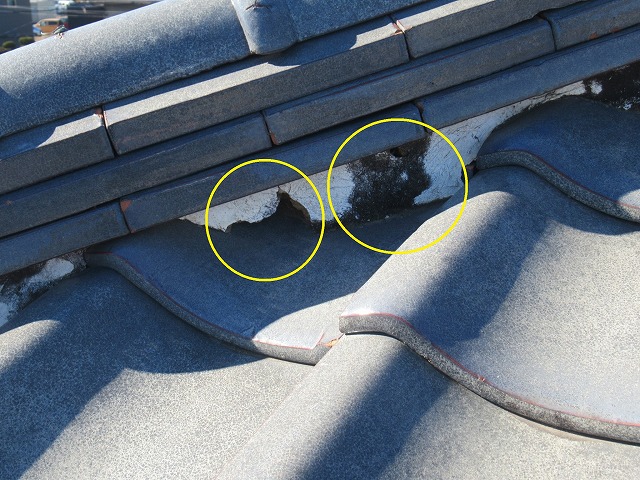 昭和町　屋根現場調査